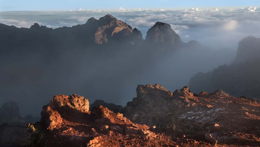 Piton des neiges volcano