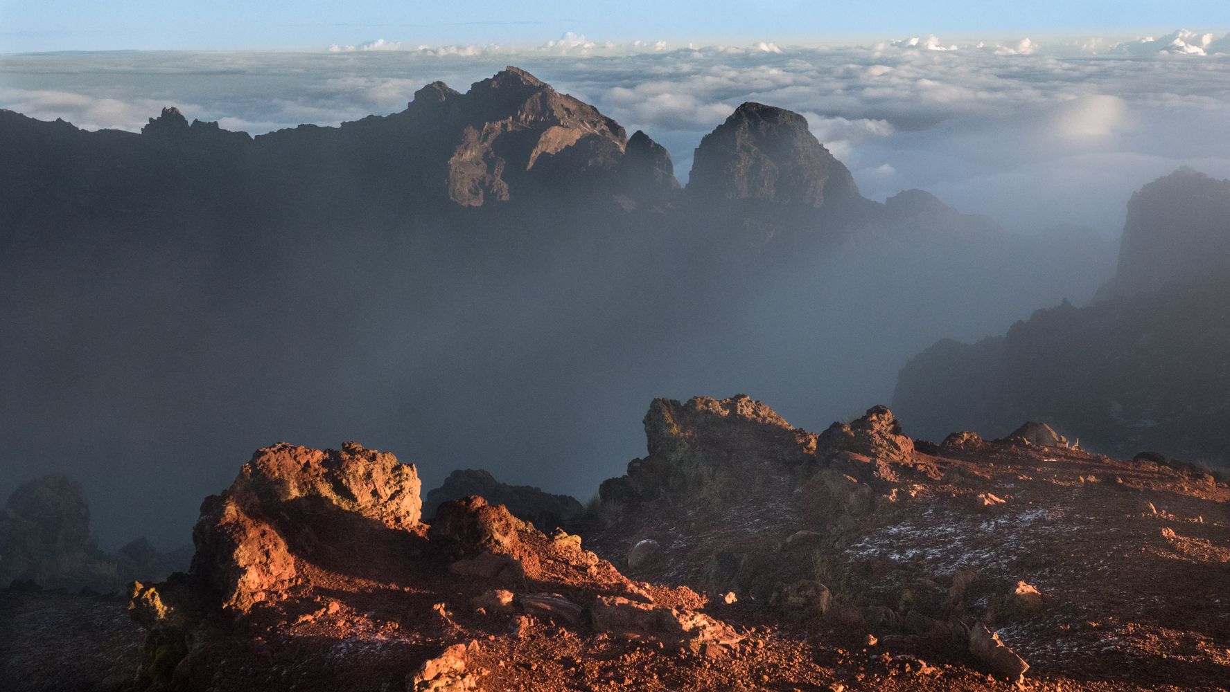 Piton des neiges volcano, Reunion