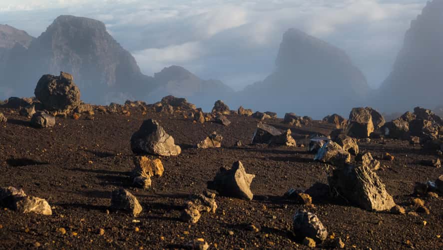 Piton des neiges volcano