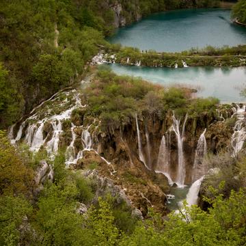 Plitvice Lakes as seen on postcards, Croatia