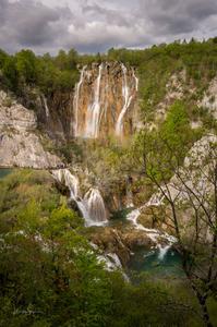 Plitvice National Park, Lower Lakes Waterfall Overview
