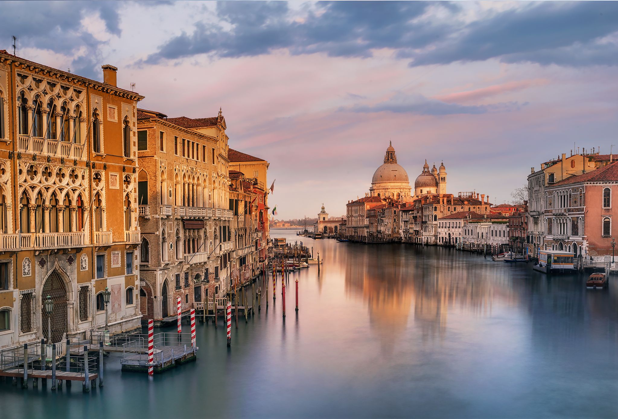 View from Ponte dell'Accademia, Venice, Italy