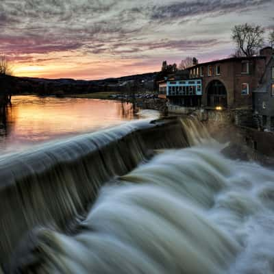 Quechee Covered Bridge Sunset, USA