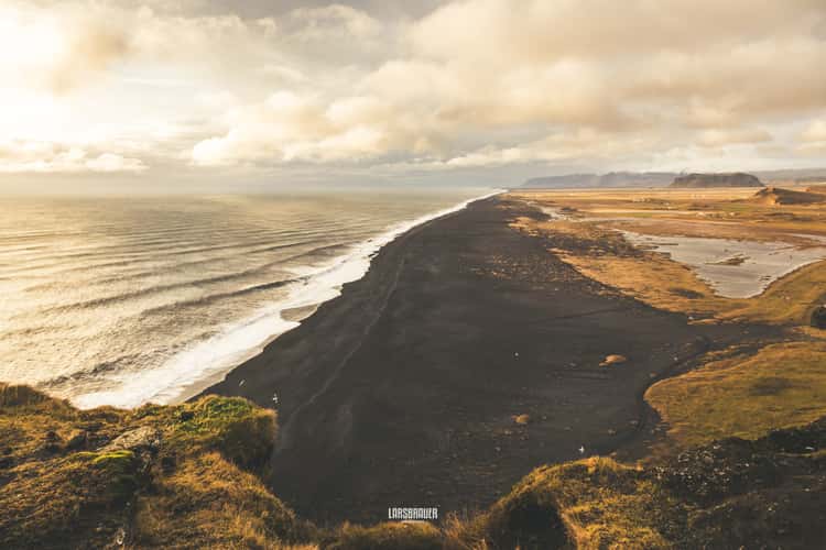 The Endless Black Beach from Dyrhólaey Viewpoint