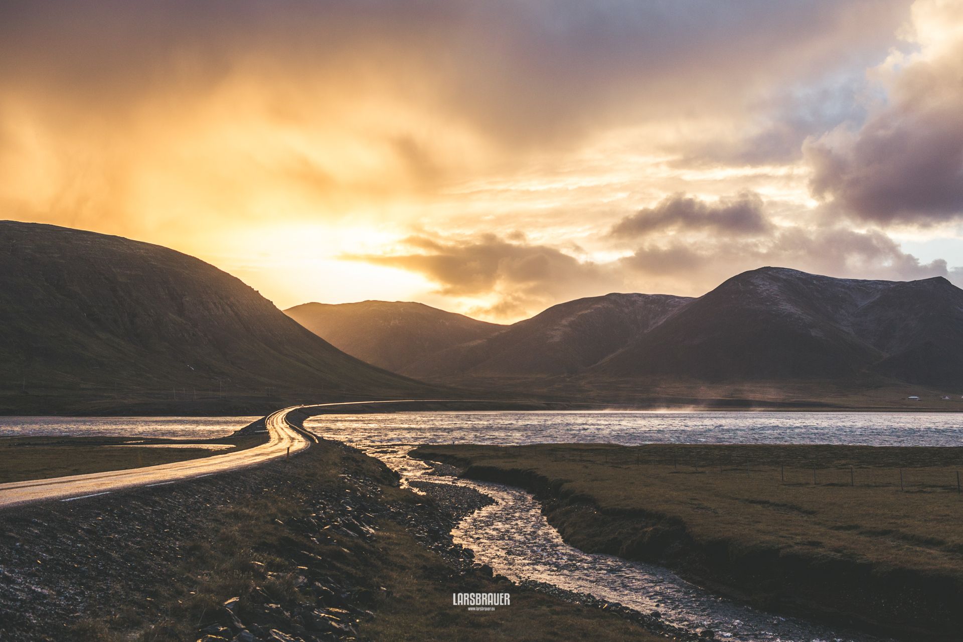 Road in Iceland, Iceland
