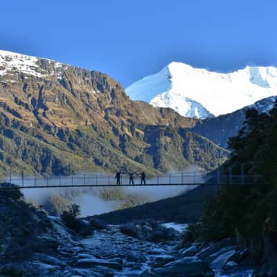 Rob Roy Track - Matukituki River Bridge, New Zealand