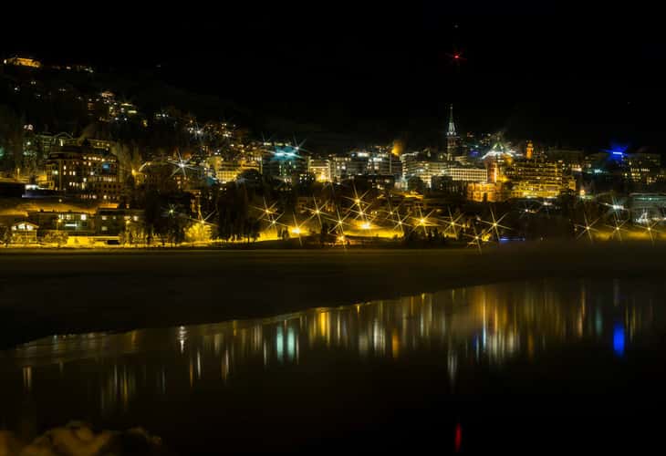 Sankt Moritz is freezing!