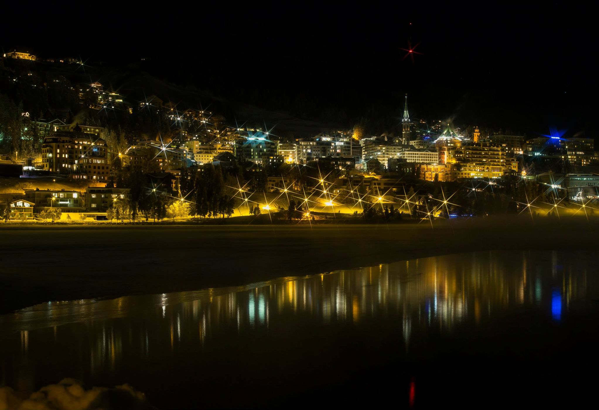 Sankt Moritz is freezing!, Switzerland