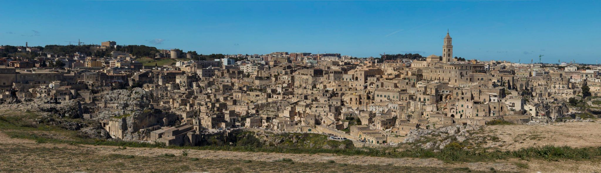 Matera from the Caves, Italy