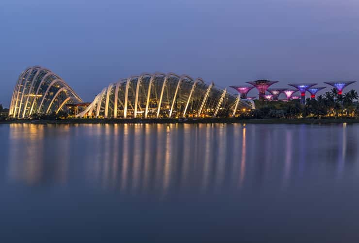Singapore Marina Bay City Skyline