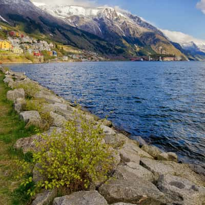 Sørfjorden at Odda, Norway