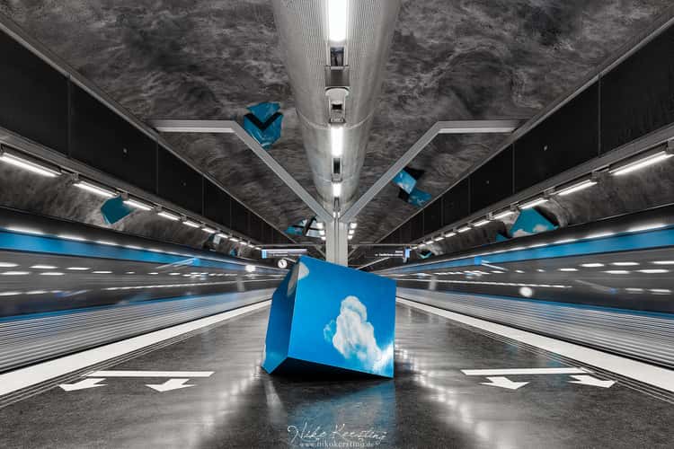 Solna Strand subway station, Stockholm