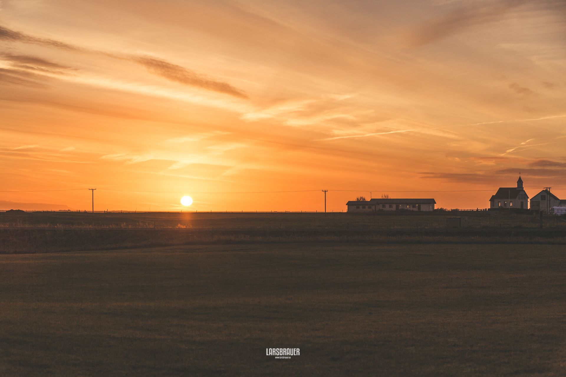 Sunrisepoint in south Iceland, Iceland