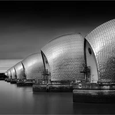 Thames Barrier South Side, London, United Kingdom