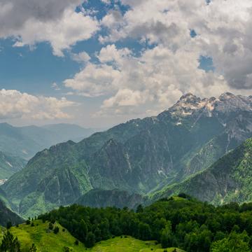 View of the Albanian Alps, Albania