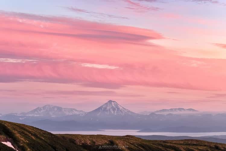 Volcanoes Mutnovski, Vilyuchinsky and Gorely