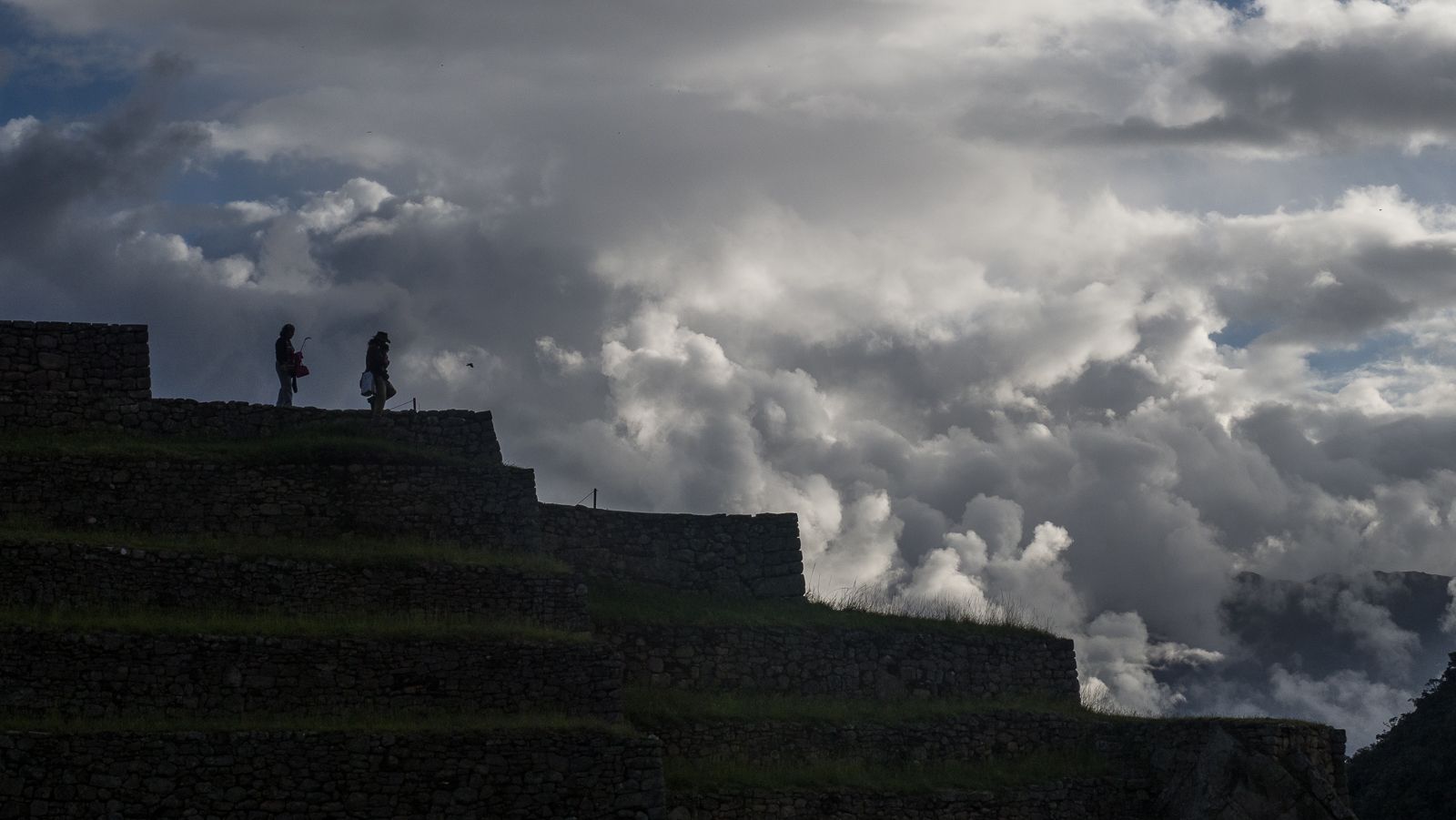 Walking around Machu Picchu, Peru