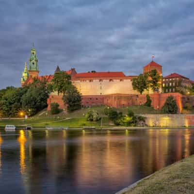 Wawel at sunset, Poland