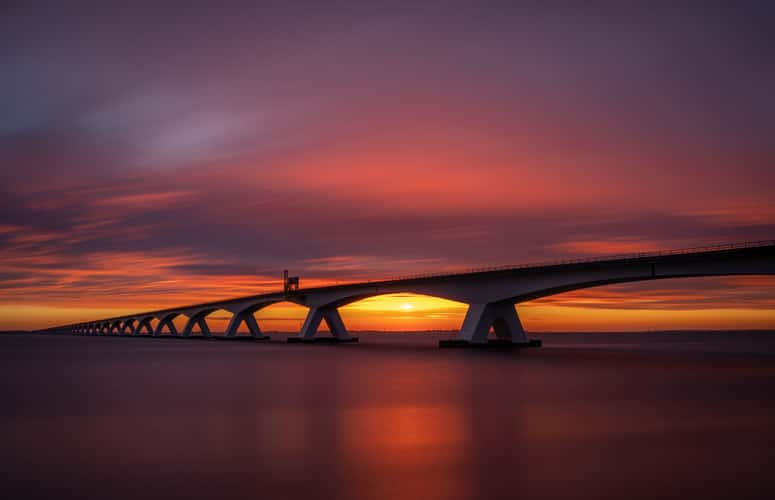 Zeeland Bridge Oosterschelde