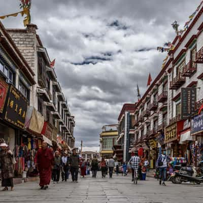 Barkhor Street, China