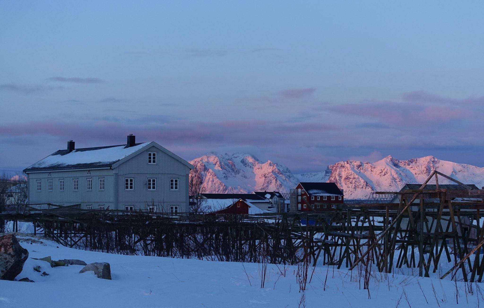 Beach by Henningsvær, Norway