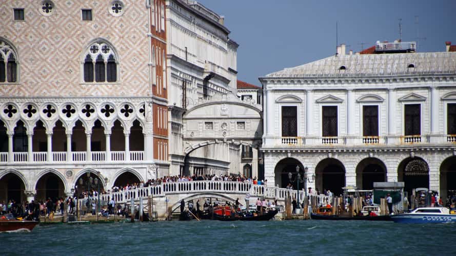 View from the church tower of San Giorgio in Venice