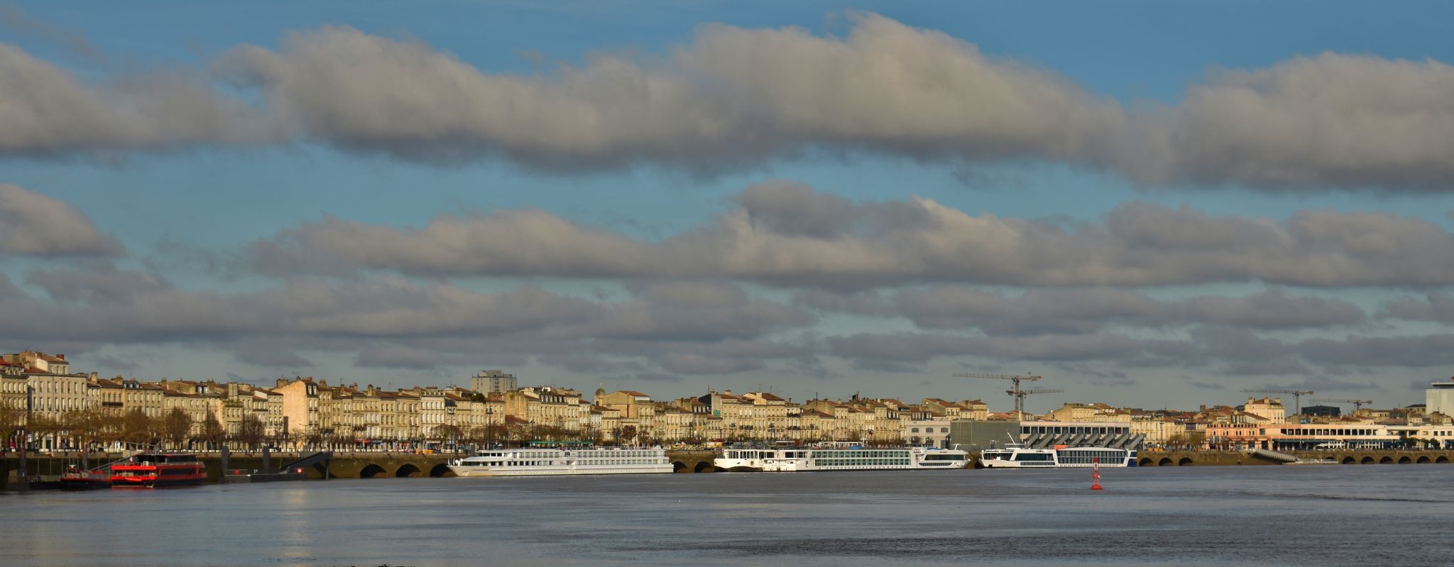 Bordeaux from bridge, France