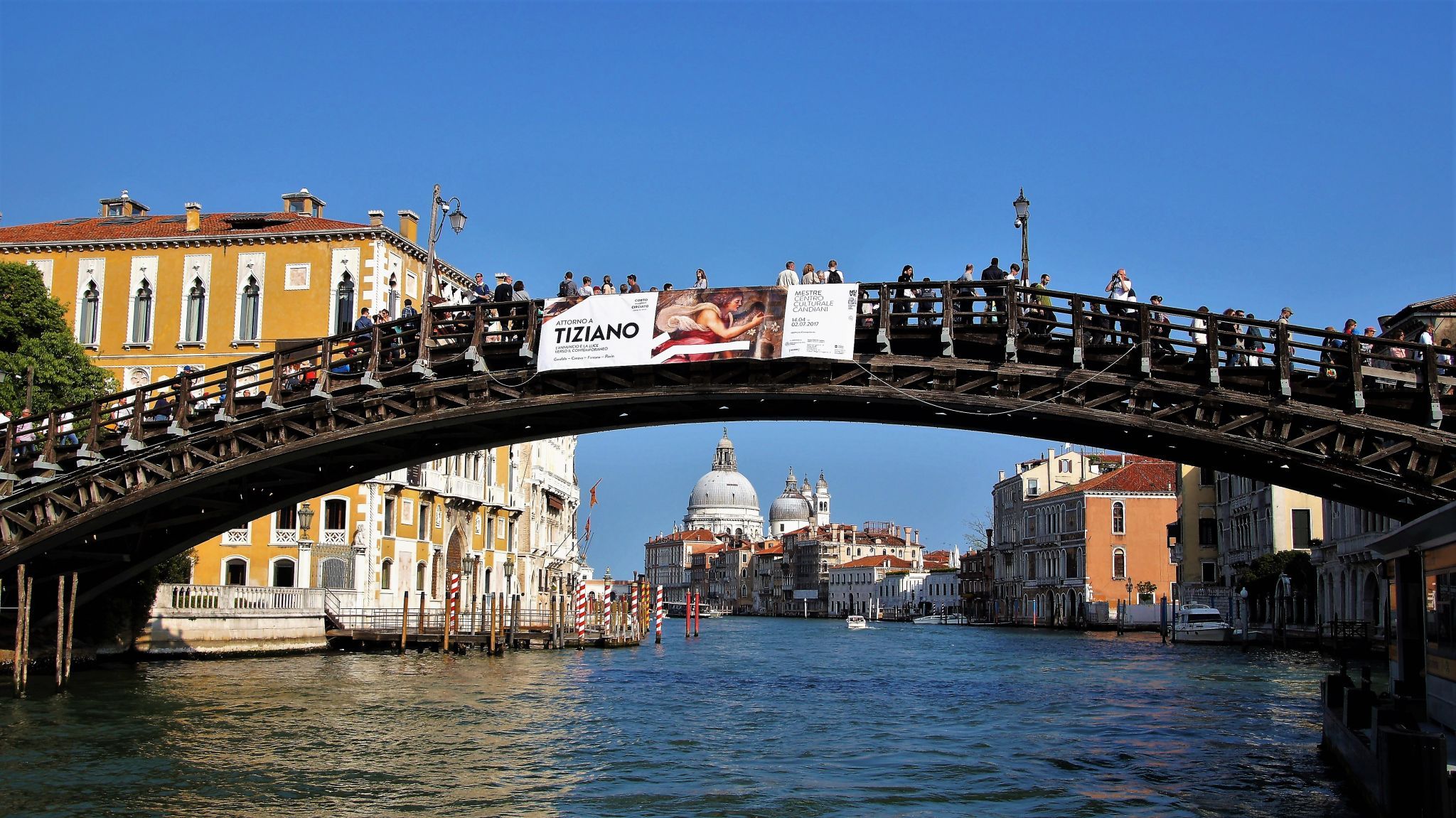 View from Ponte dell'Accademia, Venice, Italy