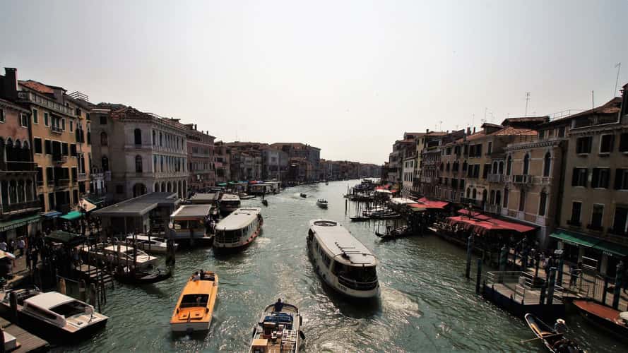 View from Rialto Bridge