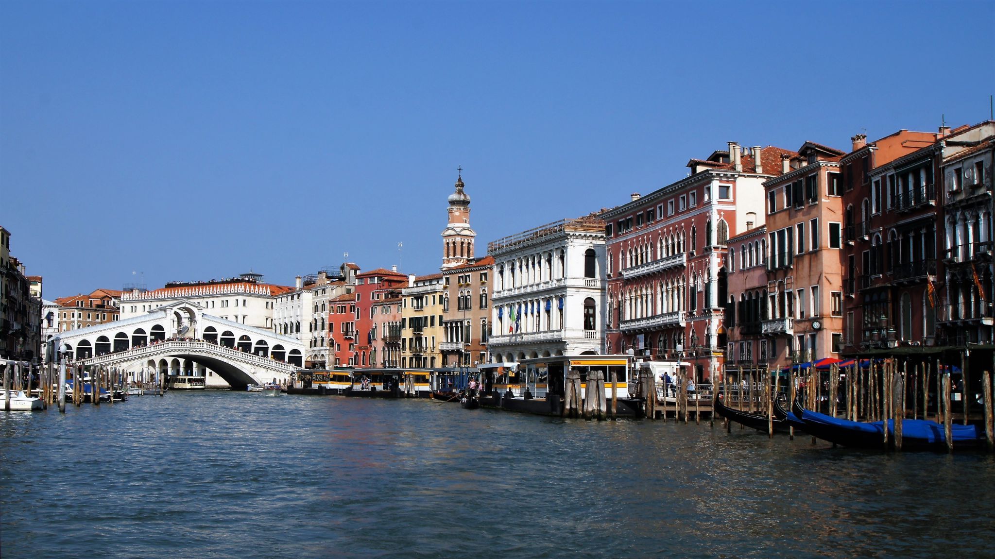 Rialto Bridge from the south, Venice, Italy