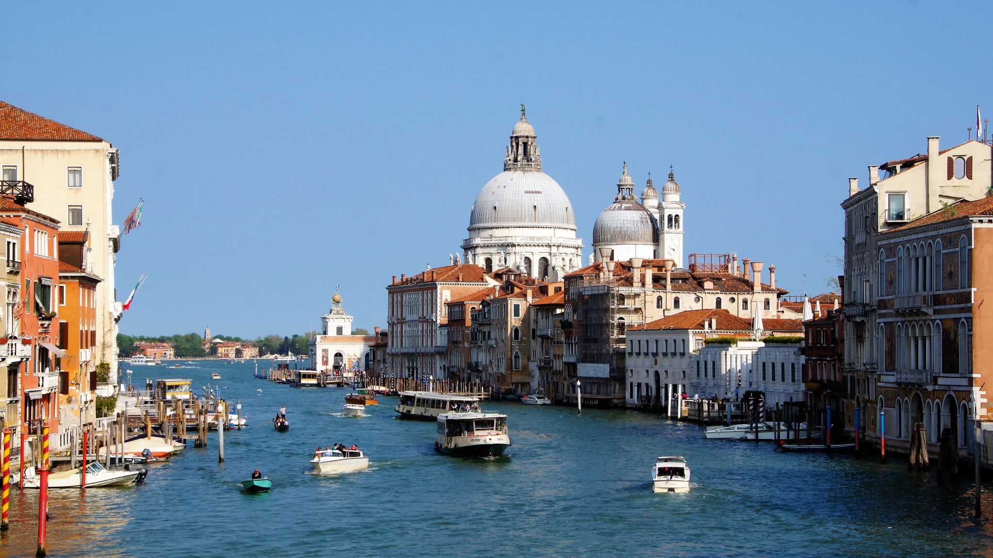 View from Ponte dell'Accademia, Venice, Italy