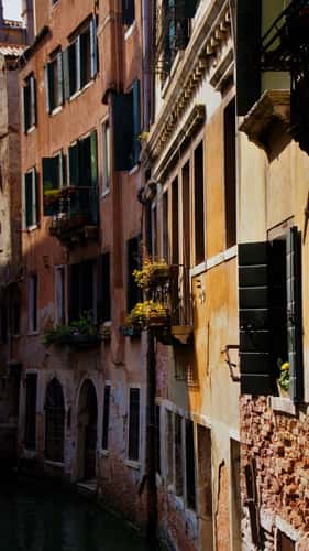 View to the west from Ponte dell'Accademia, Venice