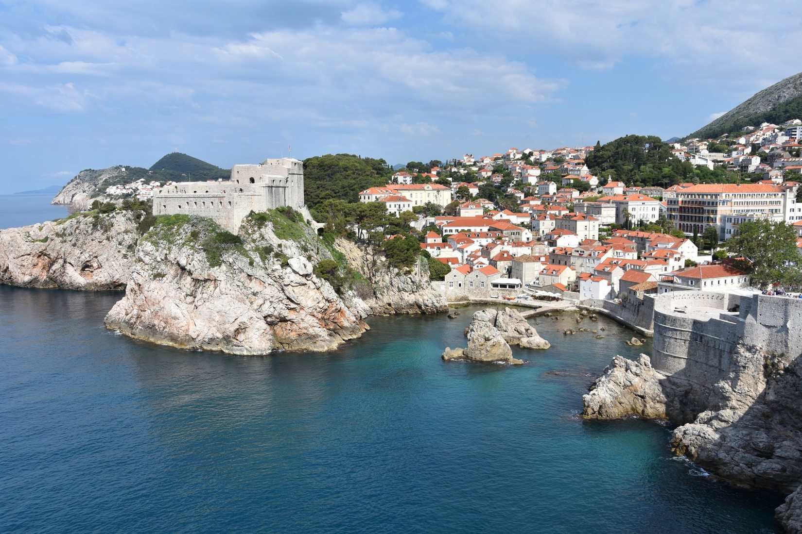 City walls views (different locations along the perimeter), Croatia