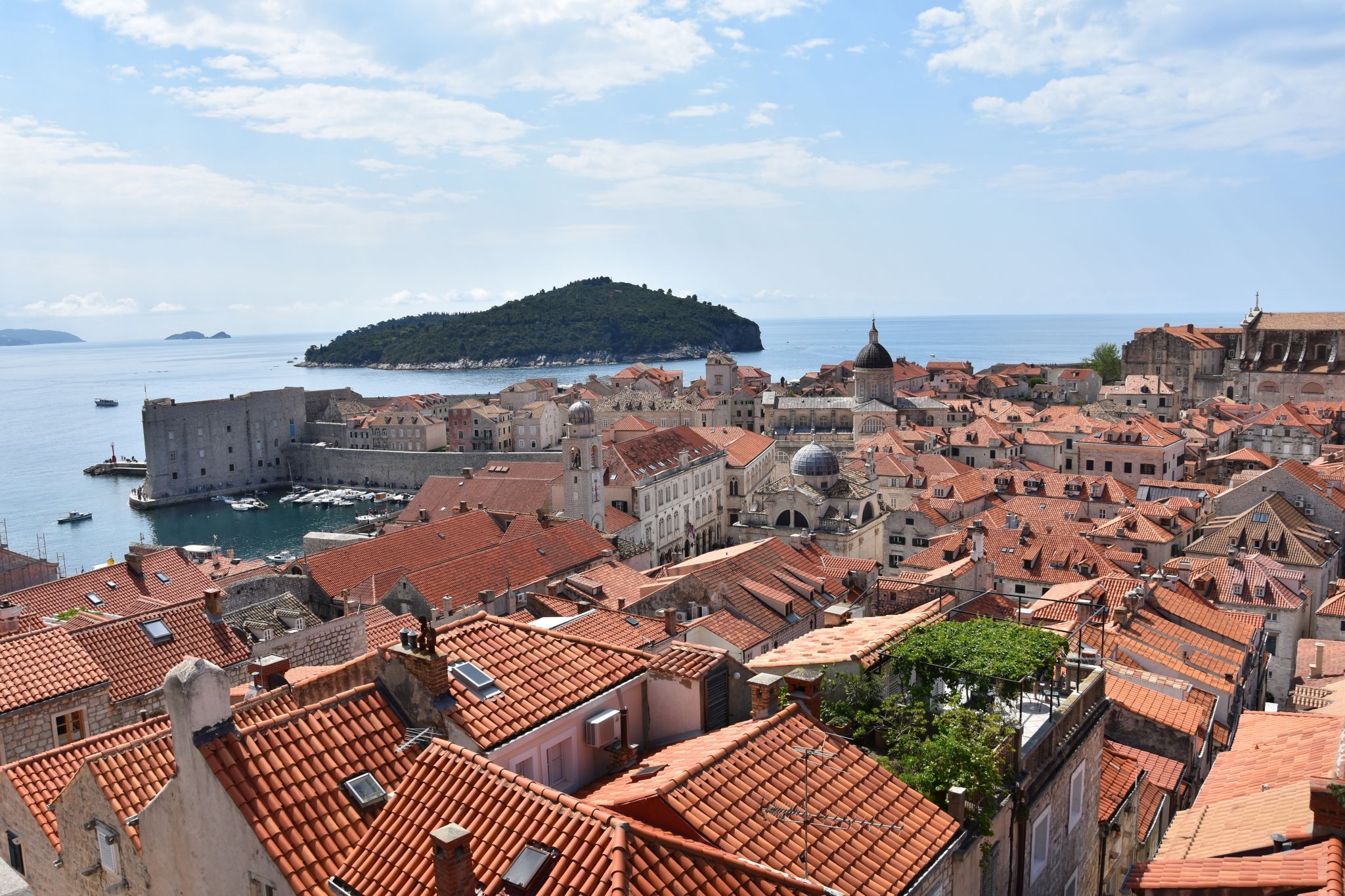 City walls views (different locations along the perimeter), Croatia