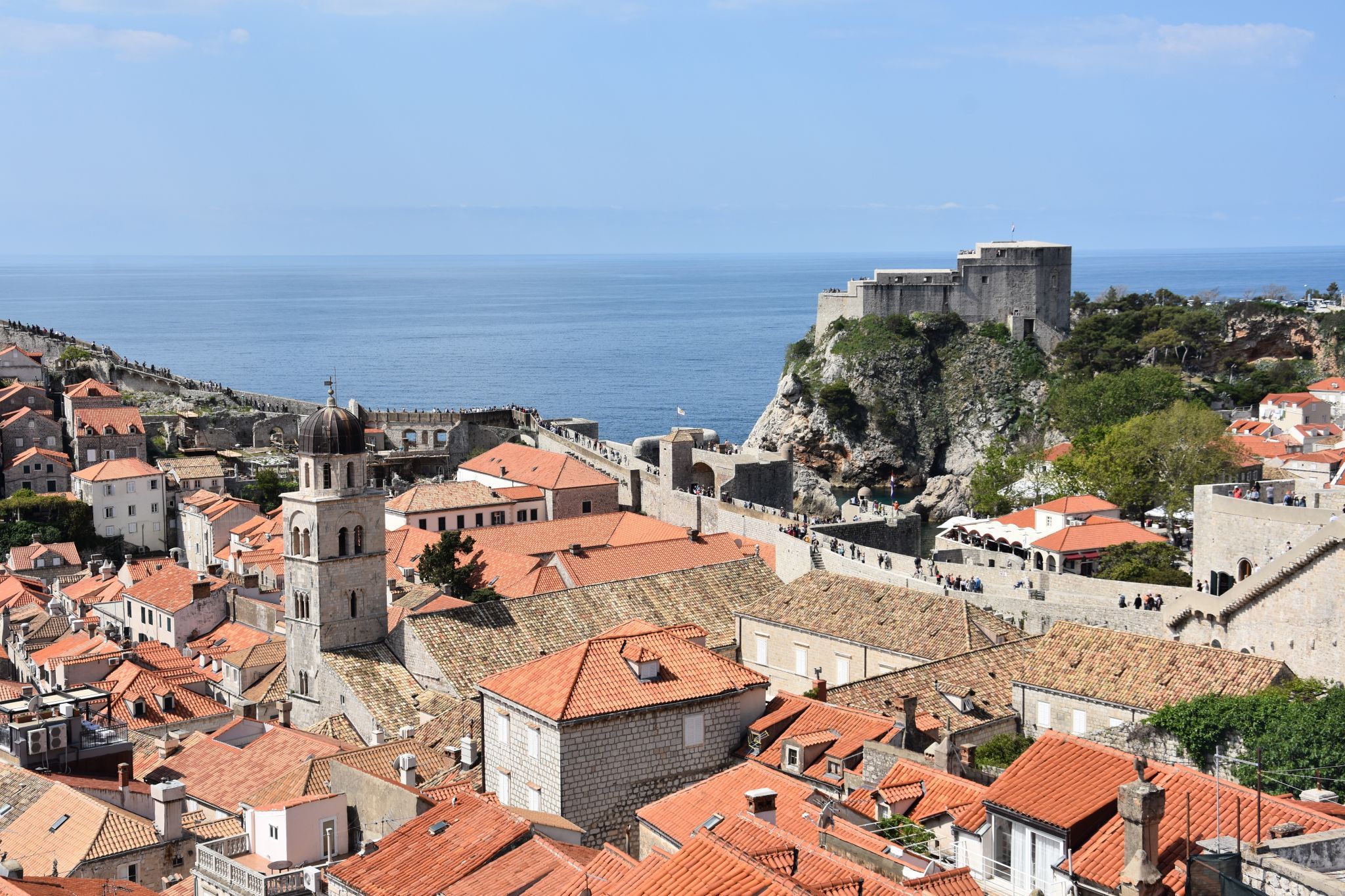 City walls views (different locations along the perimeter), Croatia