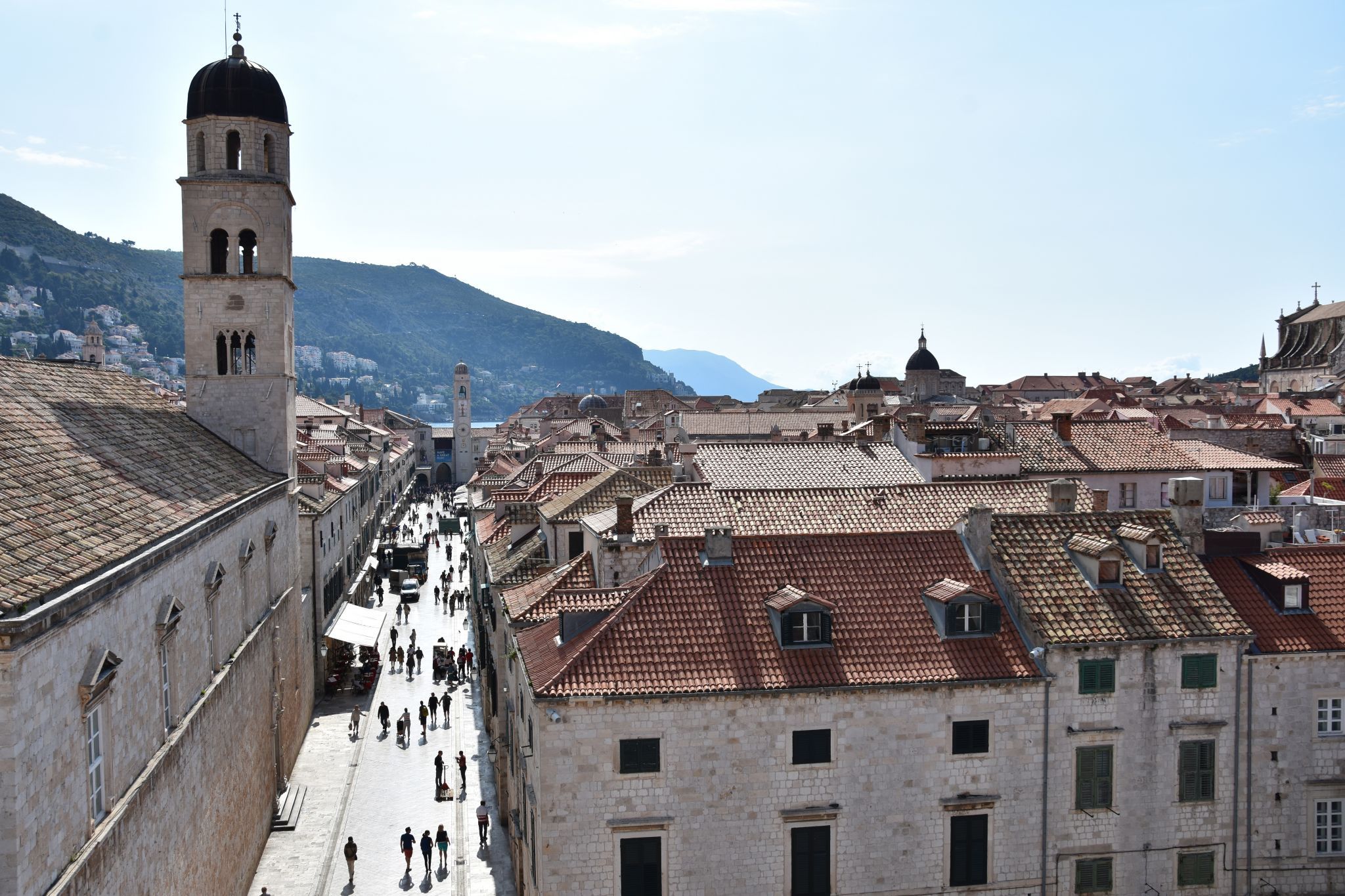 City walls views (different locations along the perimeter), Croatia