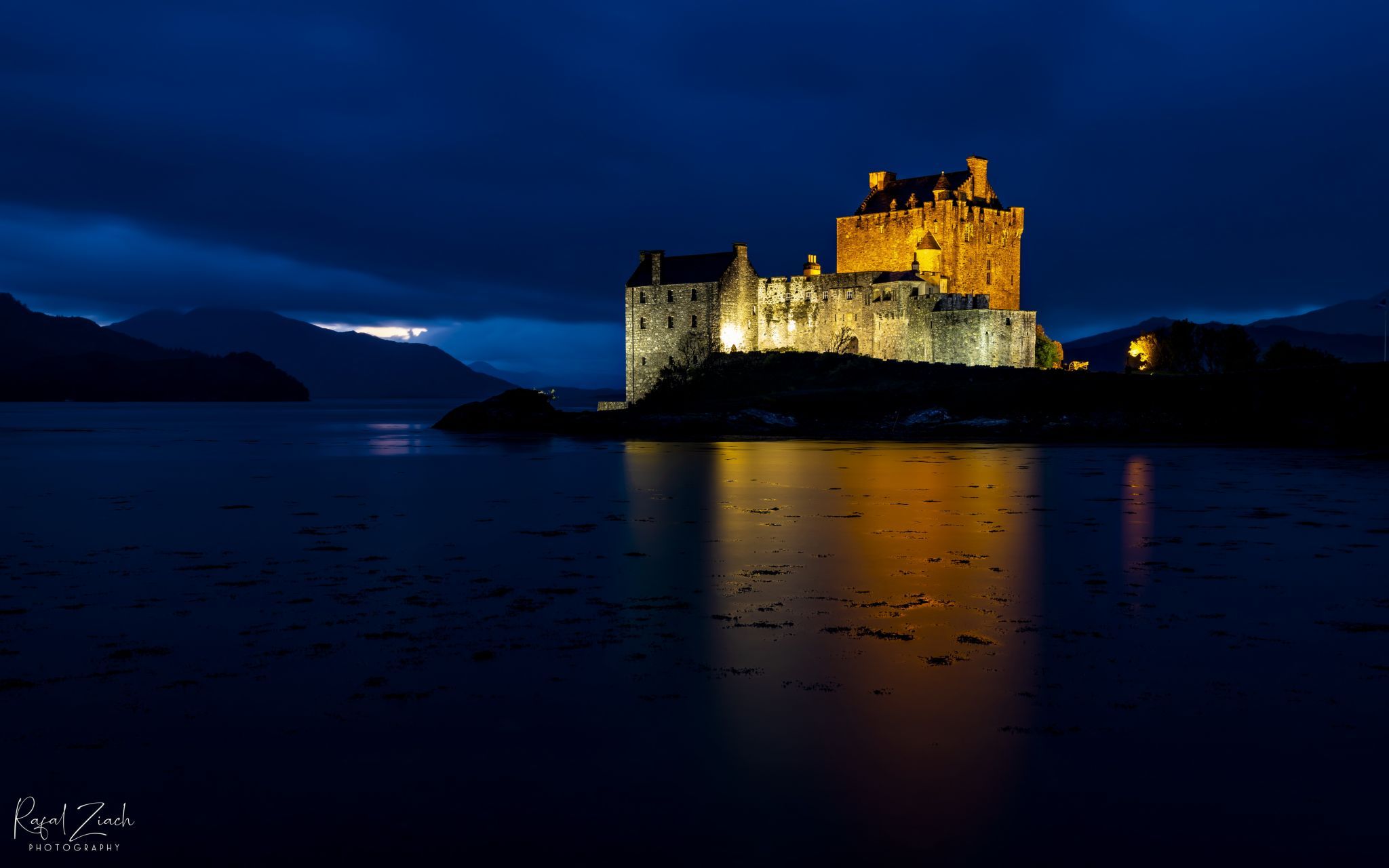 Eilean Donan Castle from the Loch Long Bridge, United Kingdom