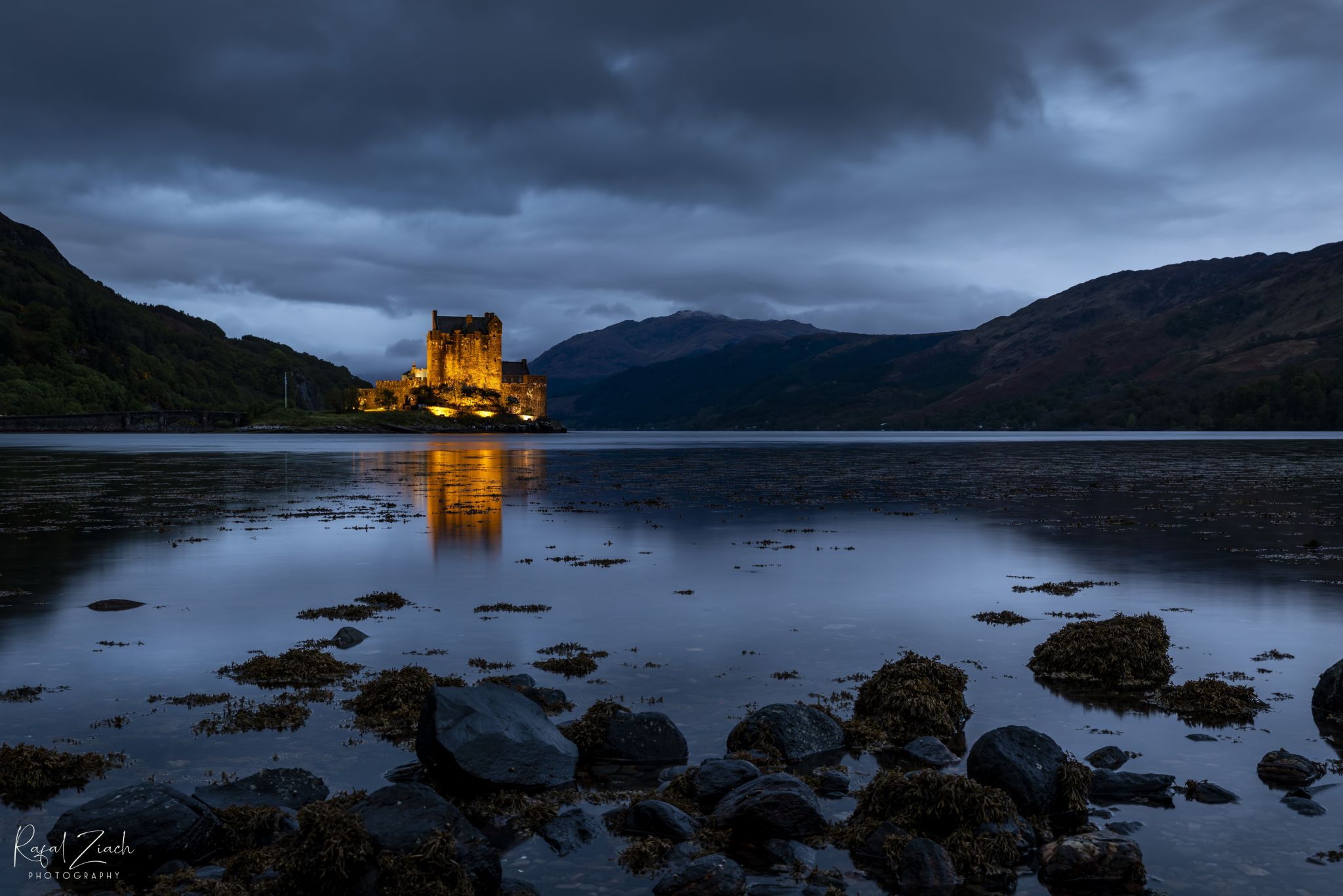 Eilean Donan Castle from the Loch Long Bridge, United Kingdom
