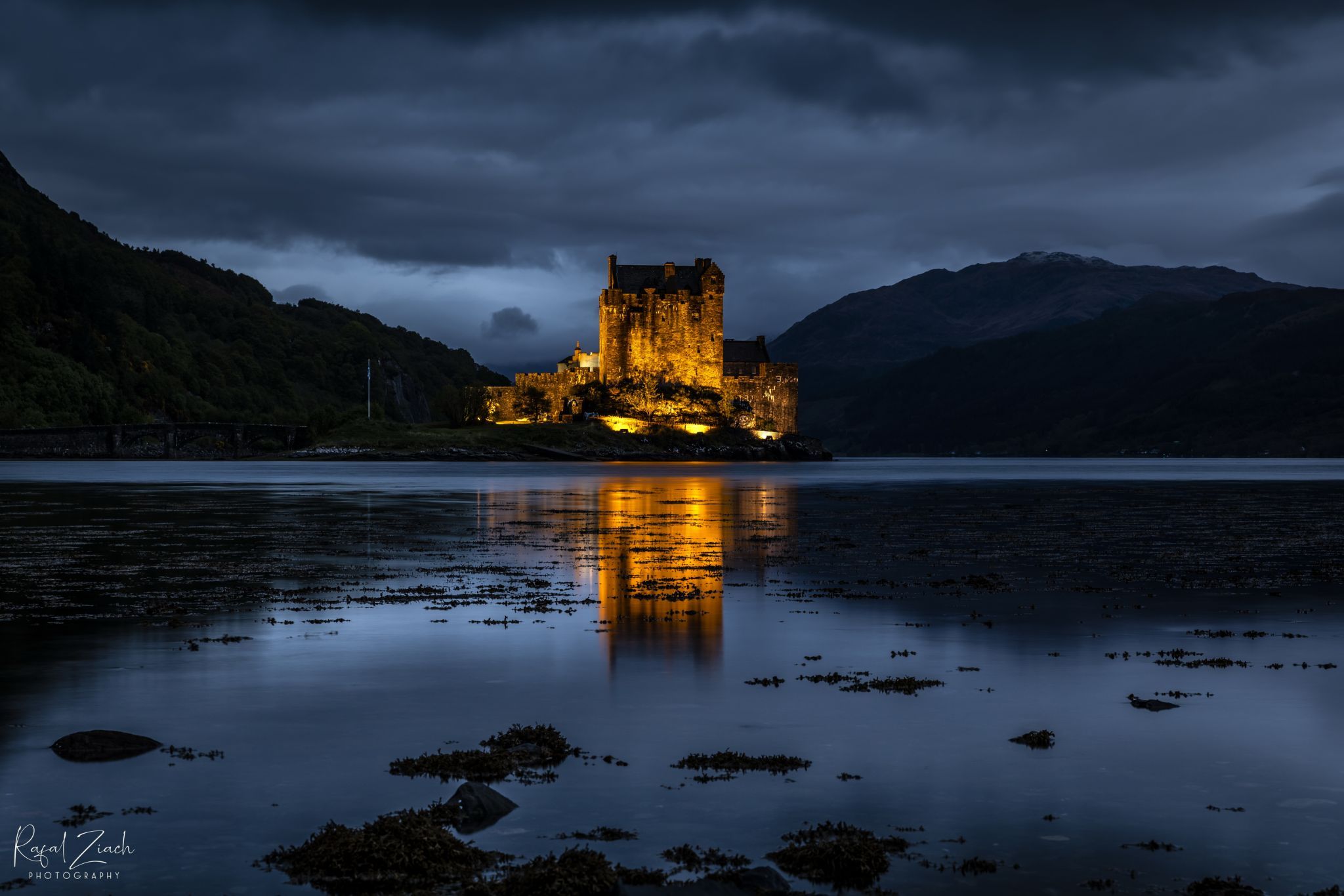 Eilean Donan Castle from the Loch Long Bridge, United Kingdom