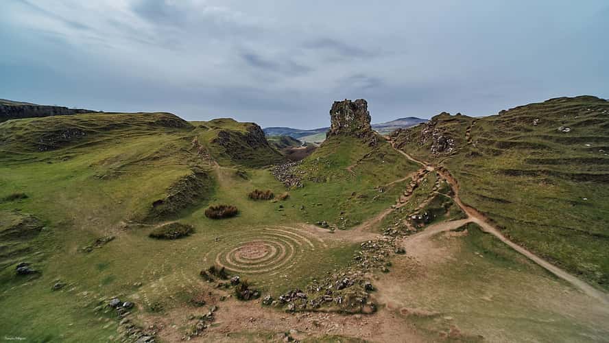 Fairy Glen Spiral, Isle of Skye