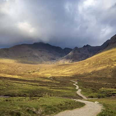 On the way to the Fairy Pools, Scotland, United Kingdom