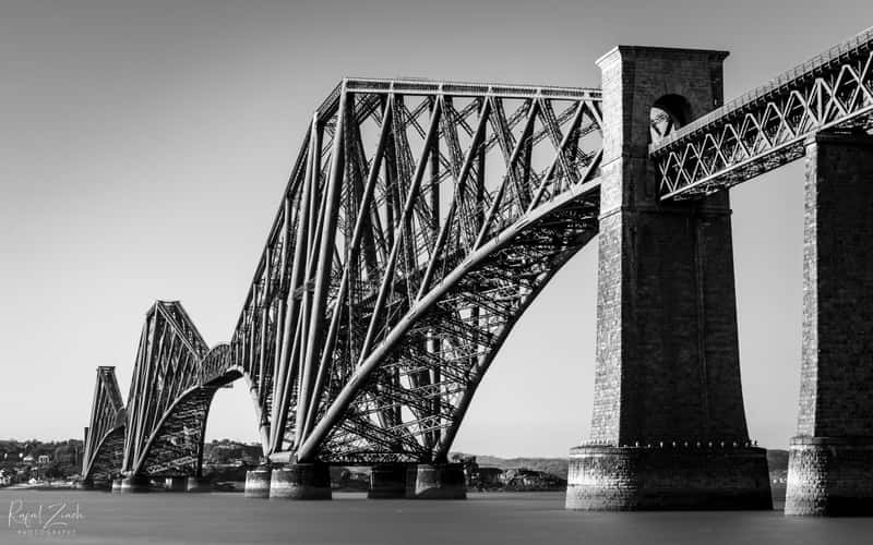 Close up from the Forth Bridge, Edinburgh