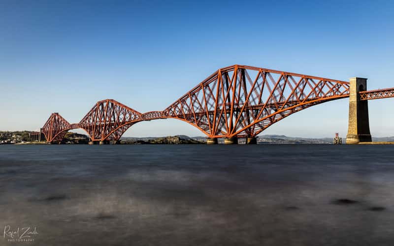 Close up from the Forth Bridge, Edinburgh