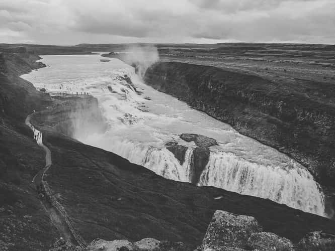 Gullfoss waterfall