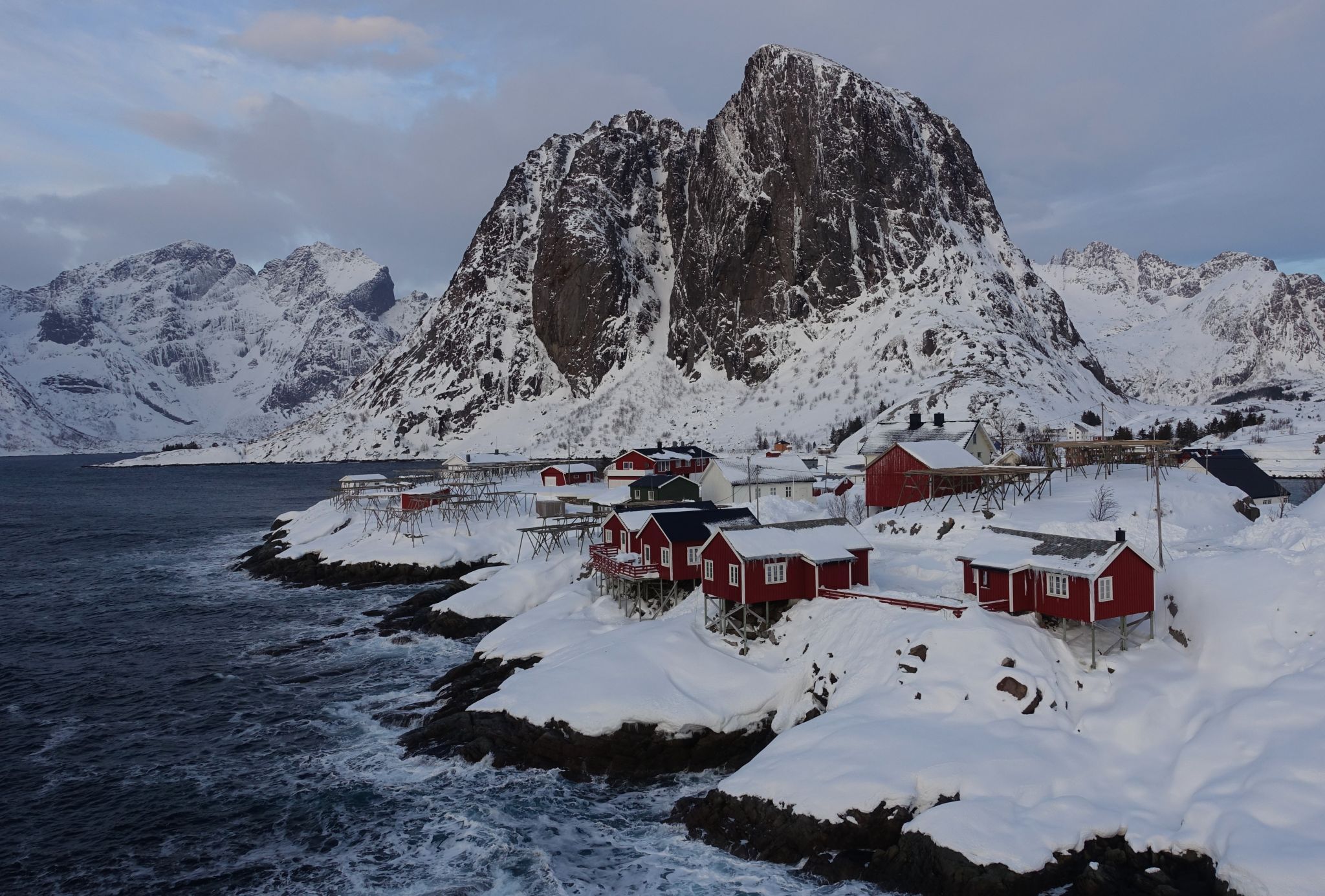 Hamnøy, classic view, Lofoten, Norway