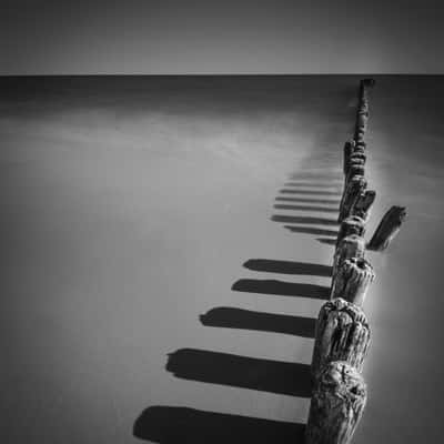 Hel Peninsula beach at the Baltic Sea, Poland