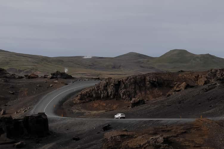 Iceland, Iceland, Krysuvik-Seltun road