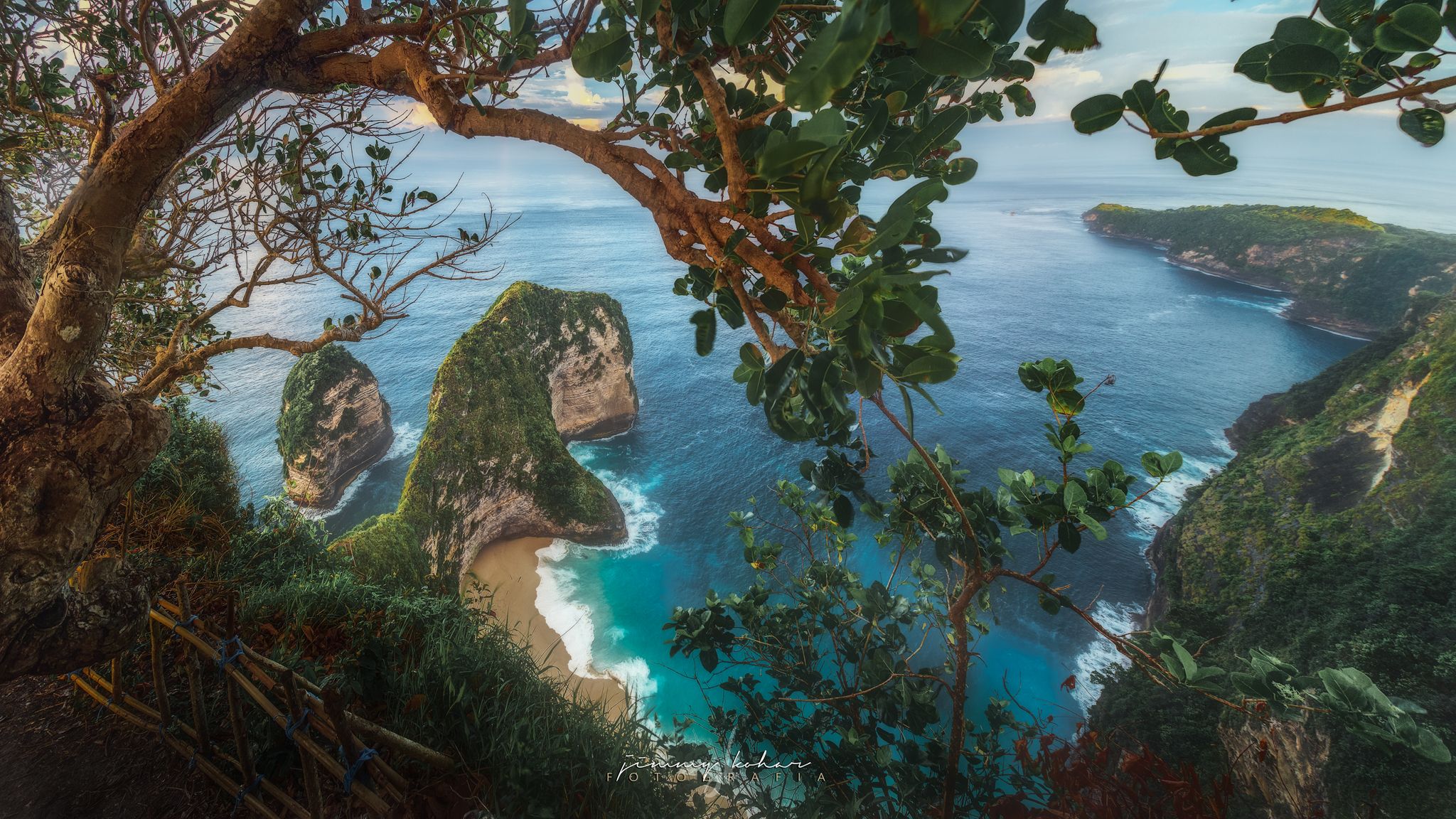 Kelingking Beach Cliff, Bali, Indonesia