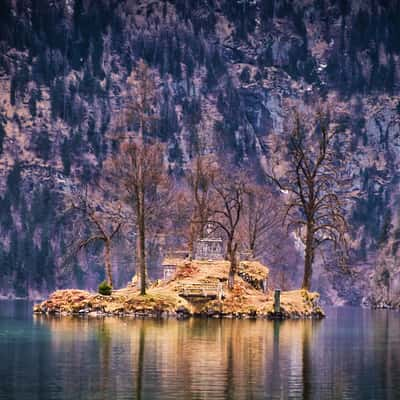 Königssee island, Germany