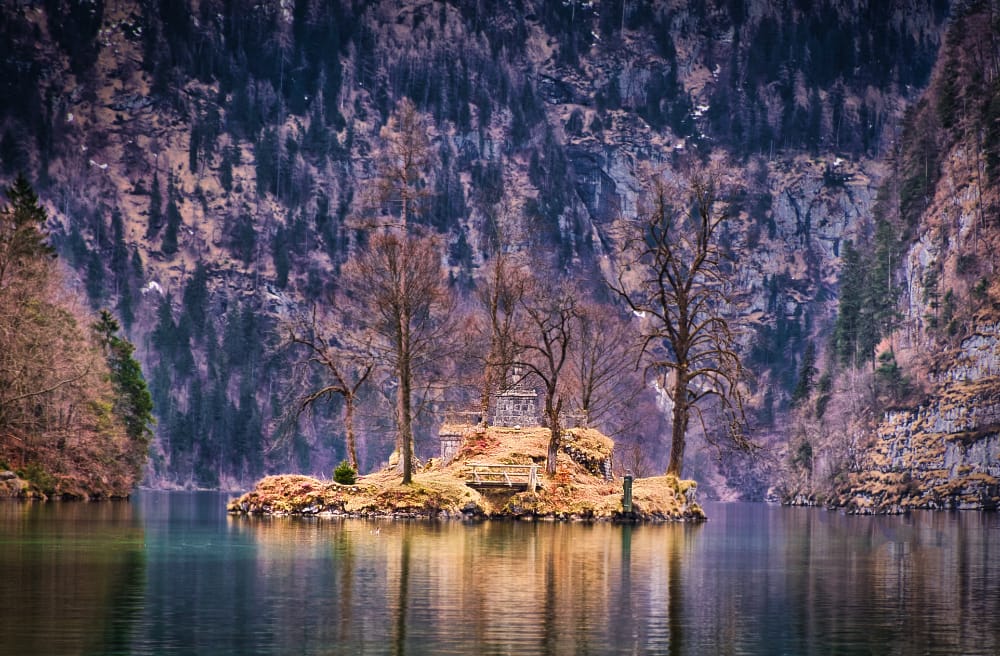 Königssee island, Germany